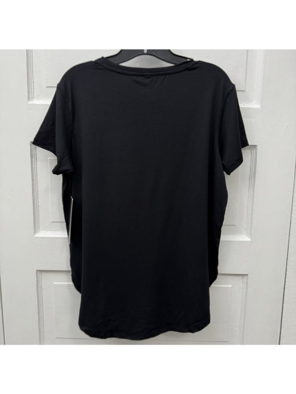 90 Degree by Reflex Cheyenne Tee Women S Black Super Soft Activewear NWT - Picture 3 of 9
